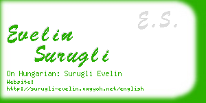 evelin surugli business card